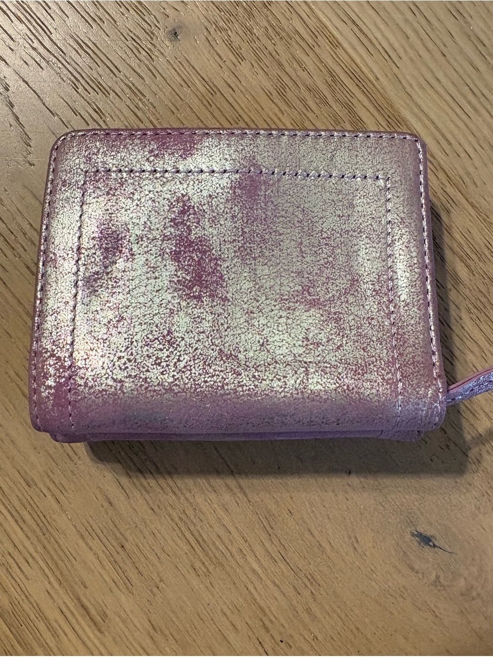 Hobo Metallic Pink/Purple Compact Women's Wallet - Picture 2 of 5